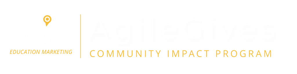 White AgileGives Logo img