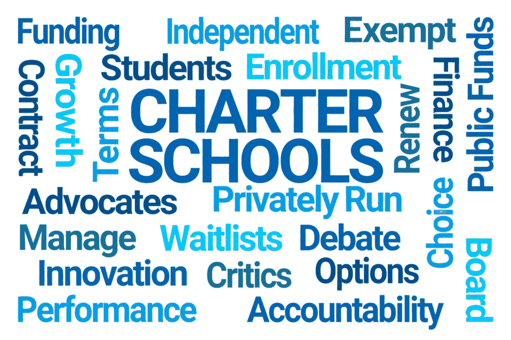 Charter schools word cloud img