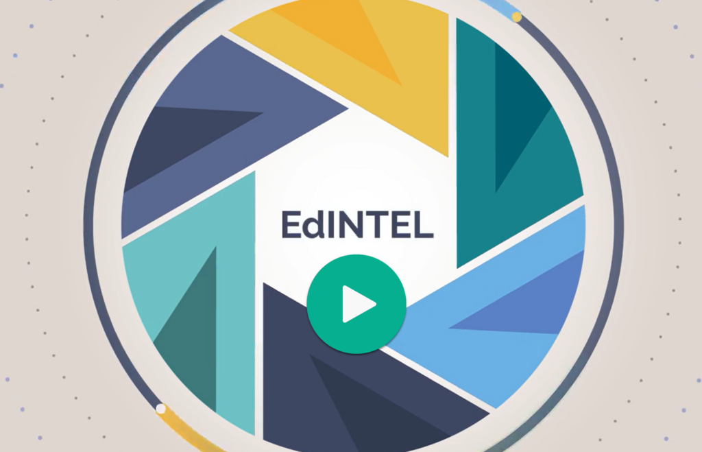 Agile EdIntel product name in circle graphic