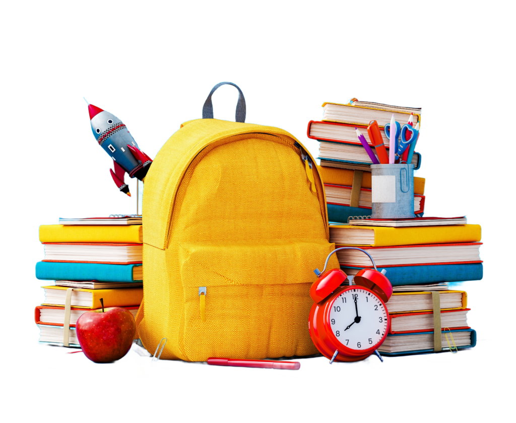 K-12 student backpack education concept img