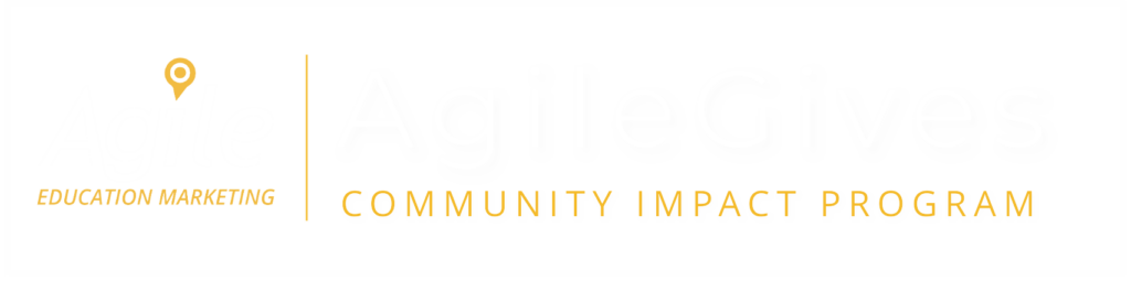 White AgileGives Logo img