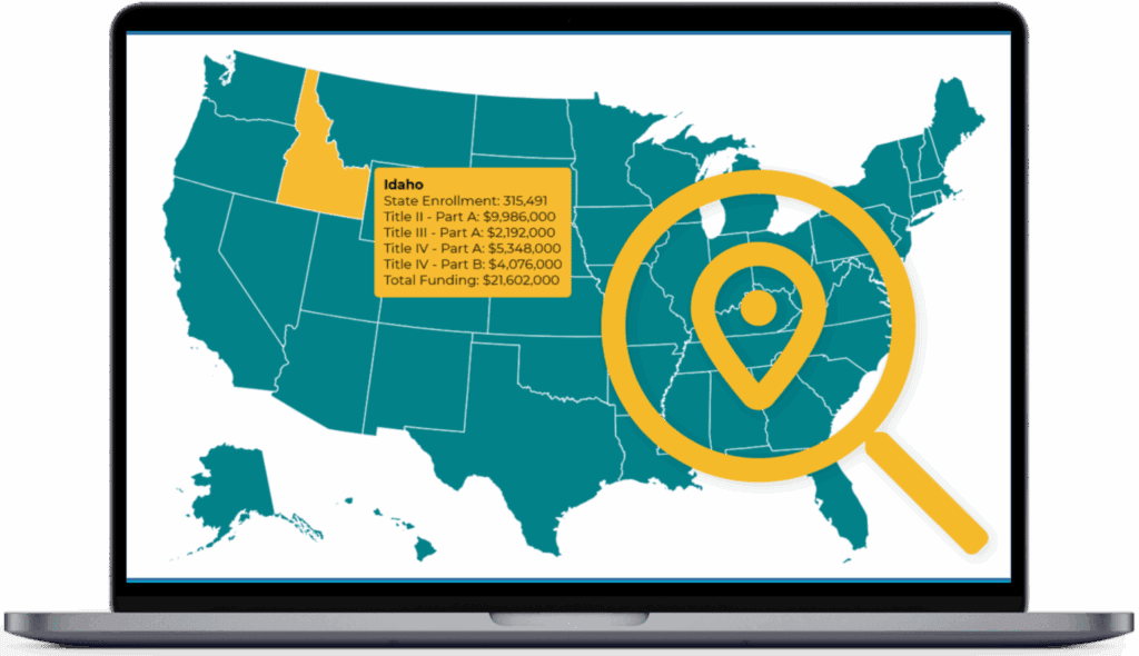 Fed Funds Released Map on Macbook img