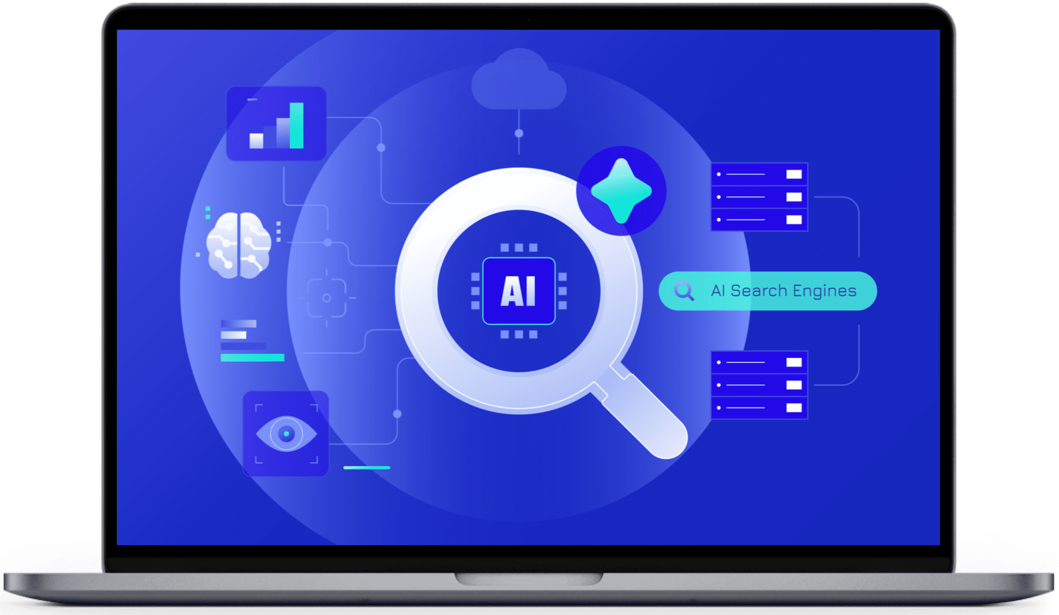 Search AI Search GEO SEO on laptop img